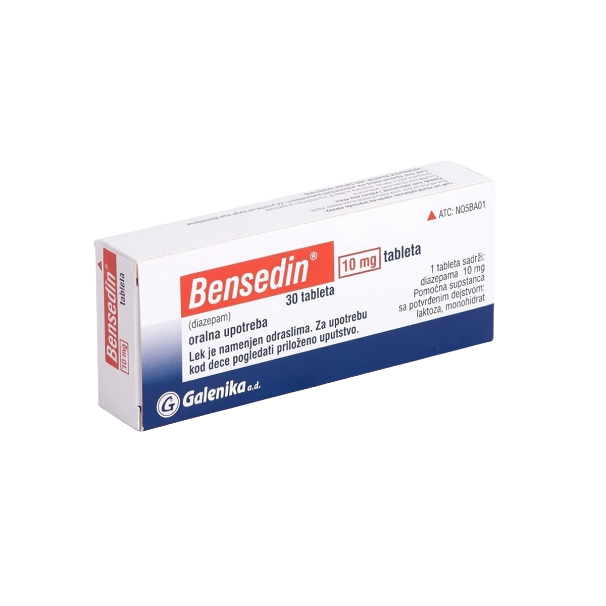 Bensedin Diazepam 10mg