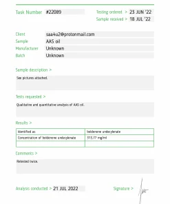 Alternative view of Boldenone Undecylenate 300 – Proper Labs